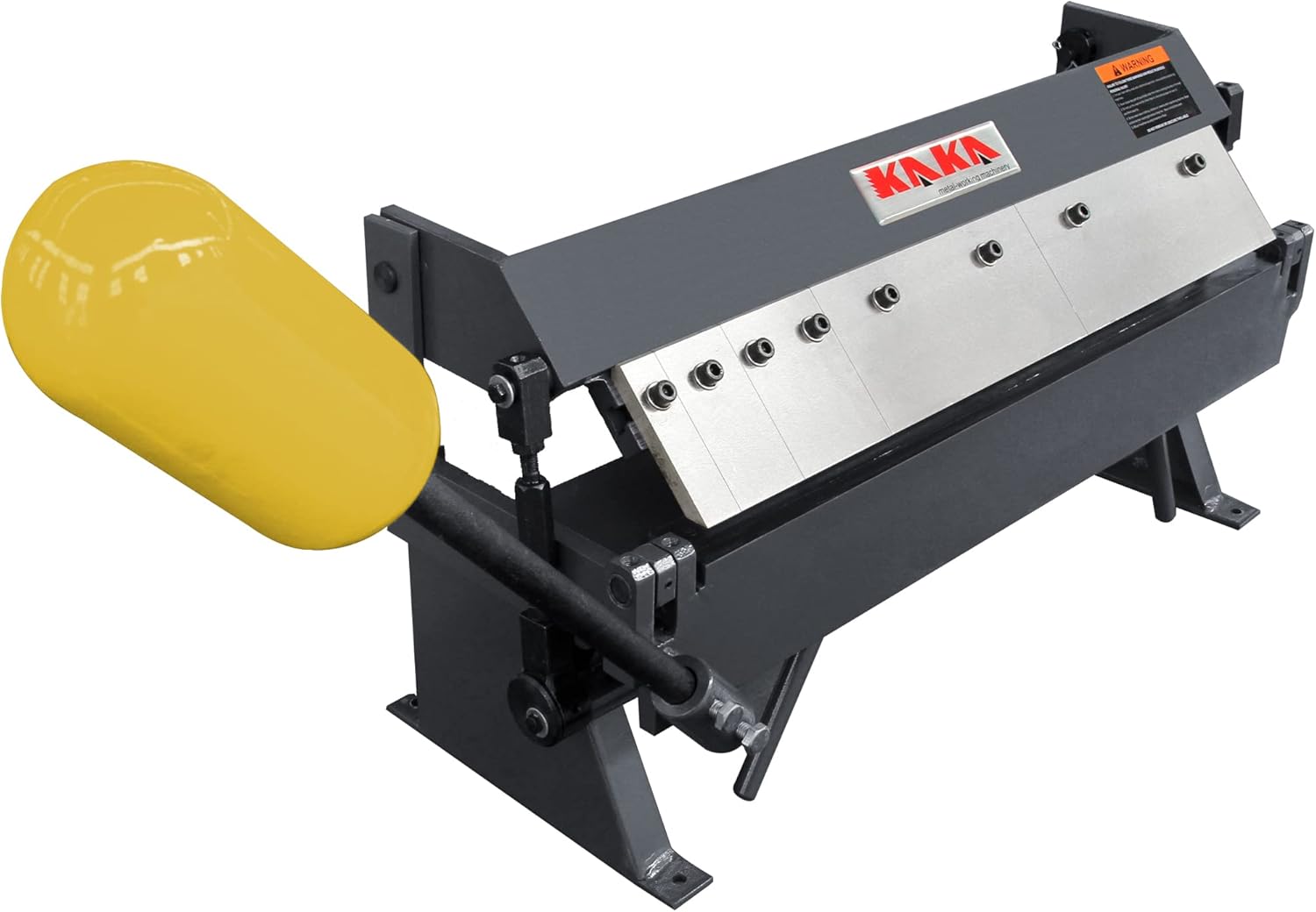 KAKA INDUSTRIAL W-2416Z, bandeja de metal de 24 pulgadas y freno de caja, capacidad de acero suave calibre 16, ángulo de grosor máximo de 1-135