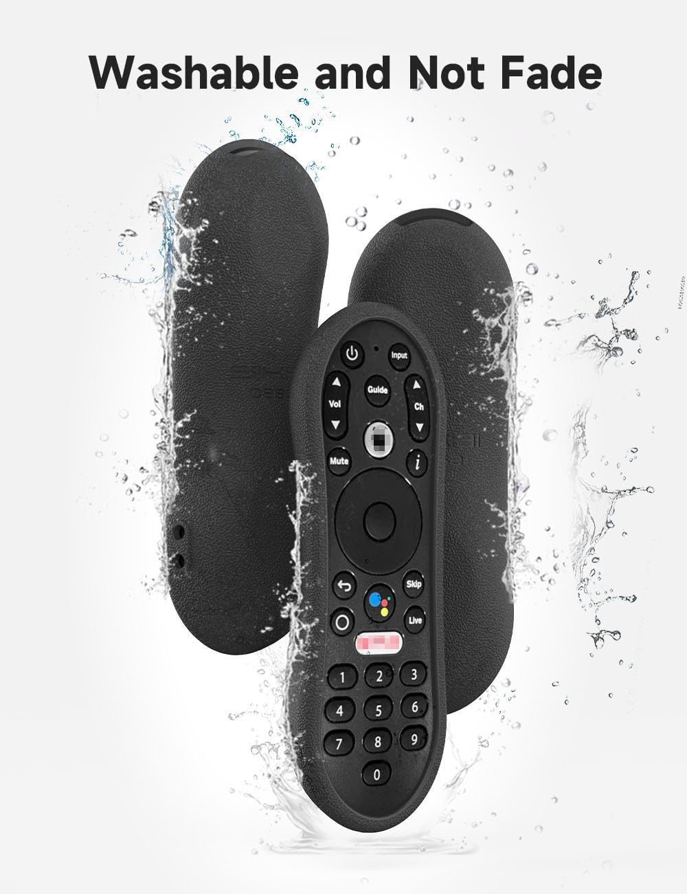 SIKAI – Funda protectora de silicona para control remoto TiVo Stream 4K, a prueba de golpes, antipérdida, para control remoto TiVo Stream 4K, con