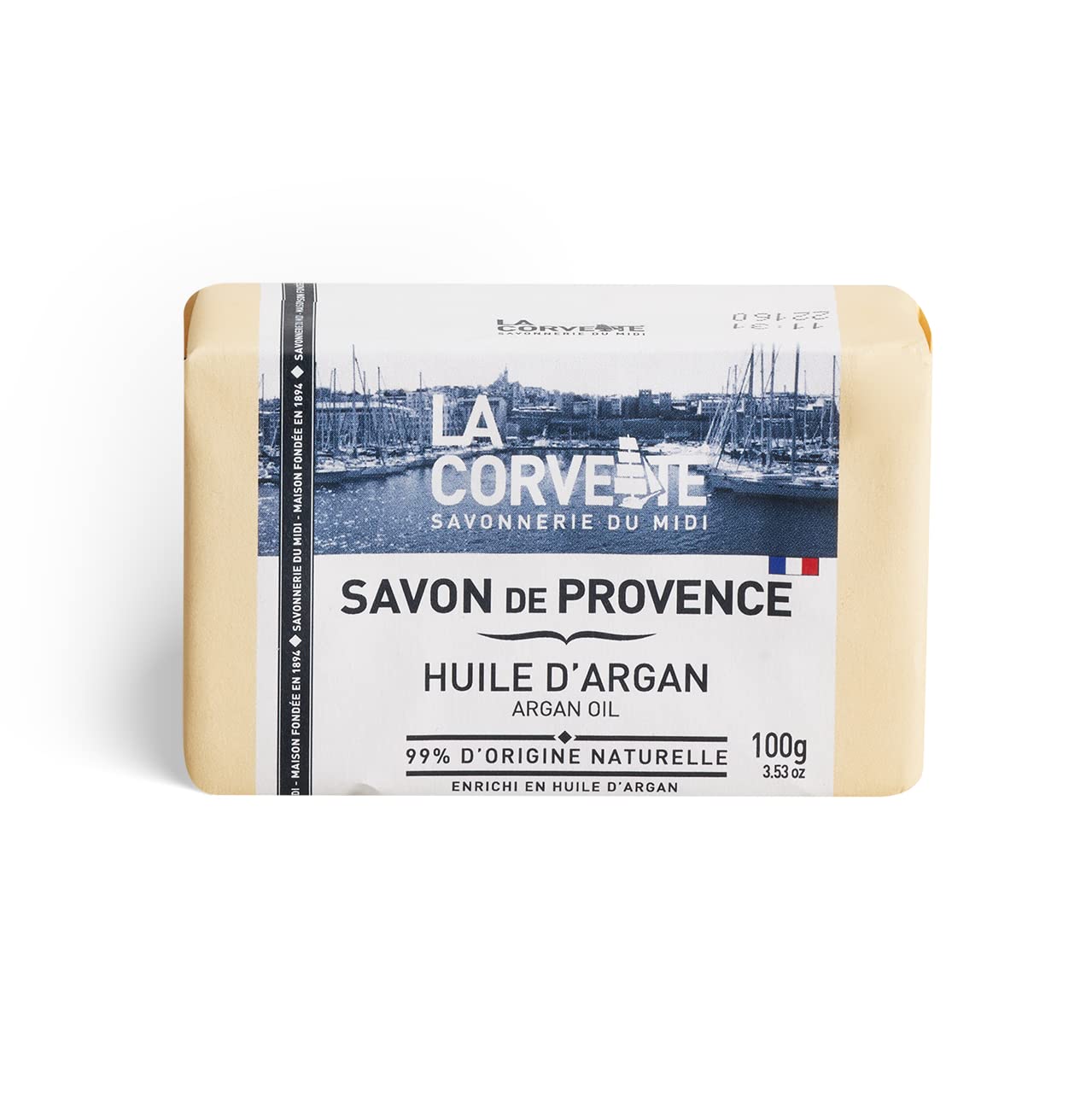 La Corvette Jabón Provenza ACEITE DE ARGÁN, 3.53 oz