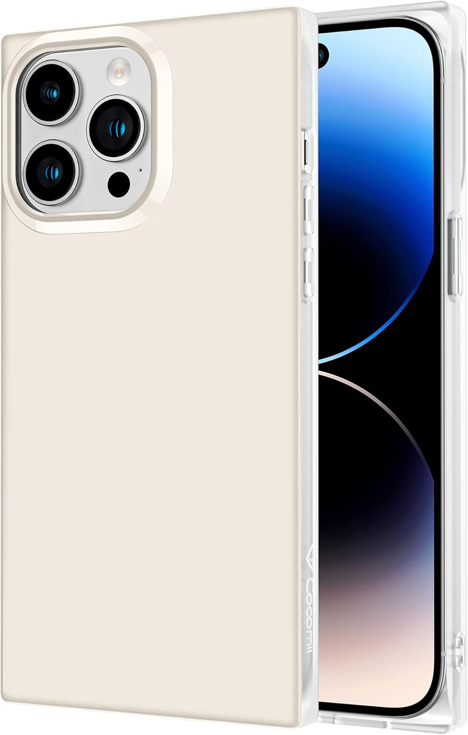 Cocomii Funda cuadrada compatible con iPhone 11 Pro Max, lujosa, delgada, mate, color sólido, neutros atemporales, resistente a las huellas