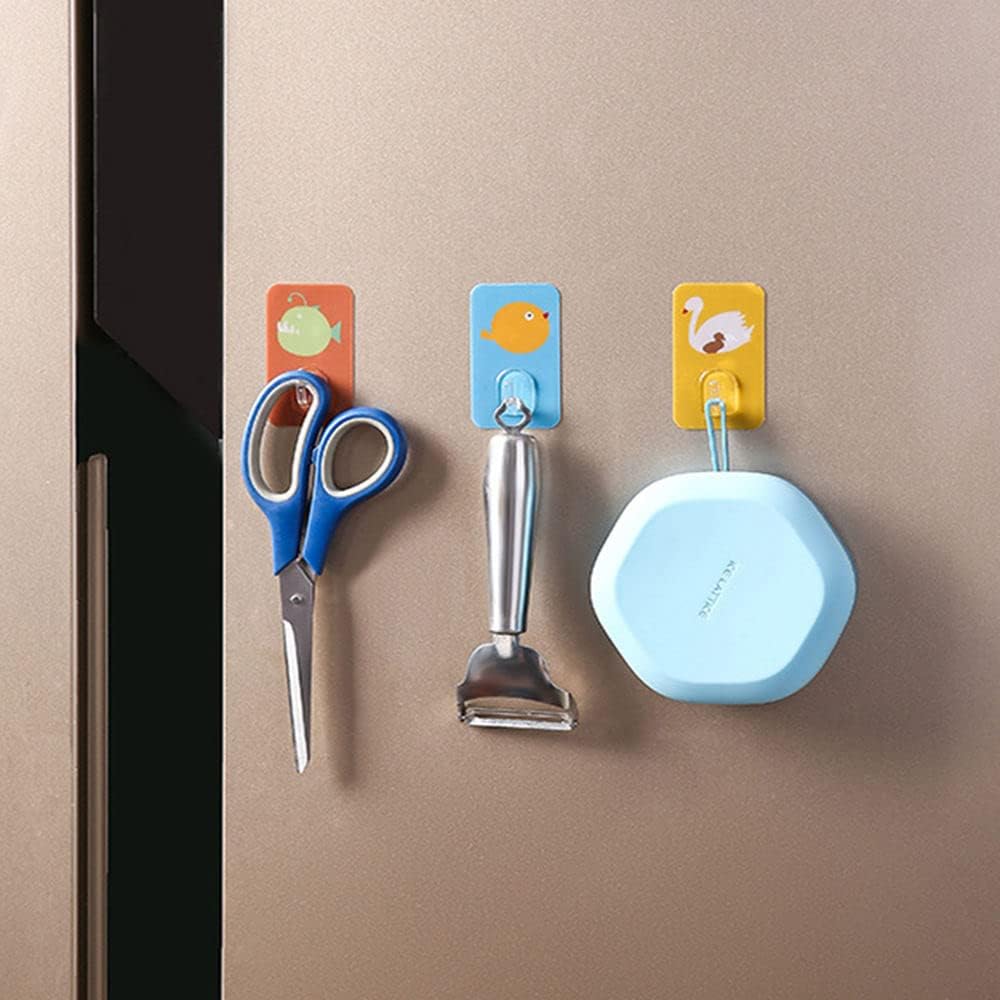 Ganchos de pared para niños, ganchos adhesivos para colgar en la pared para niños, bonitos ganchos de animales de pared, gancho para toallas para
