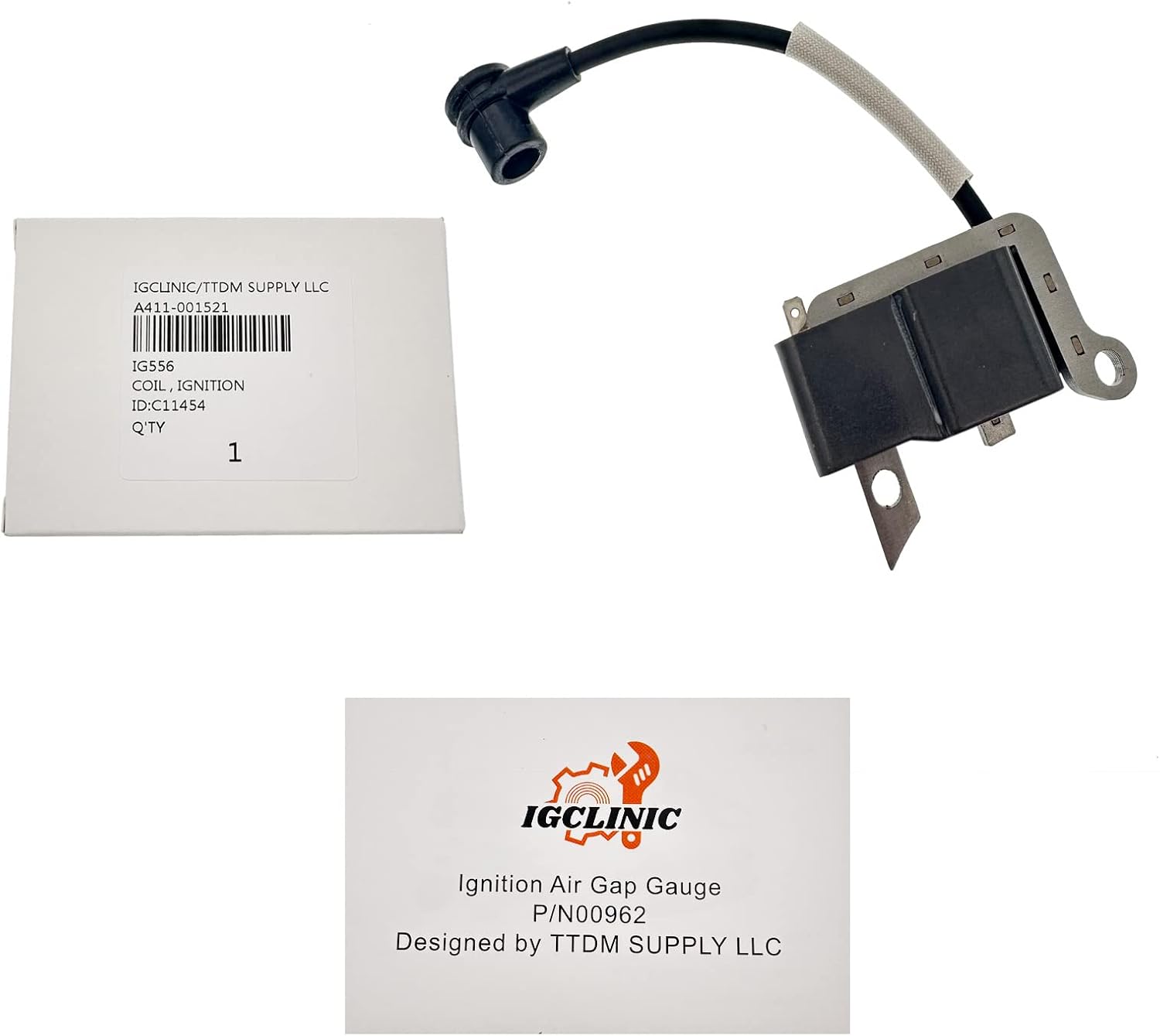 Bobina de encendido compatible con soplador de mochila Echo PB-770 PB-770H PB-770T, reemplaza al OEM # A411001521 C11454