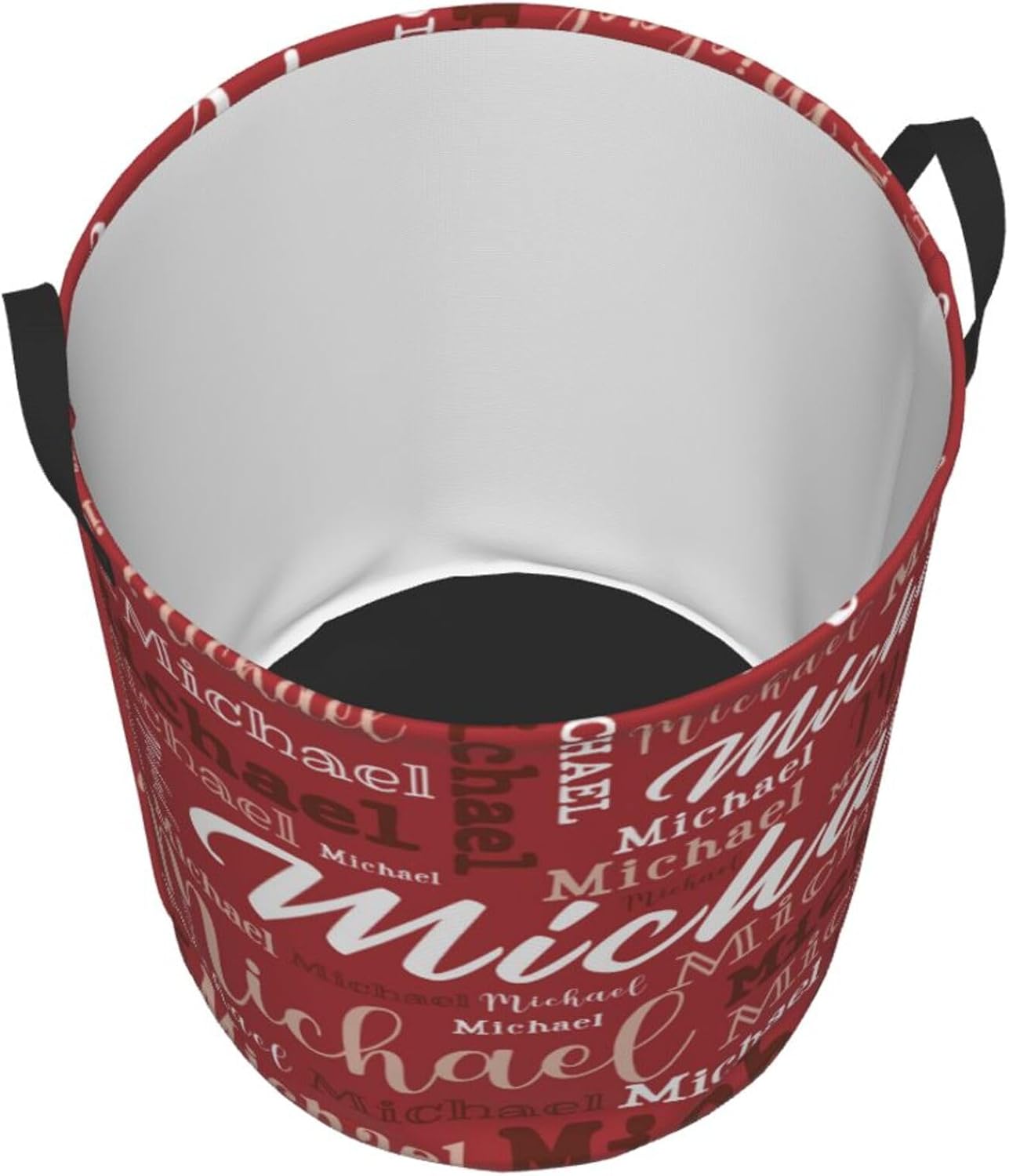 Cesta de lavandería con nombre personalizado, canasta impermeable personalizada con nombre, organizador de almacenamiento de ropa personalizado,