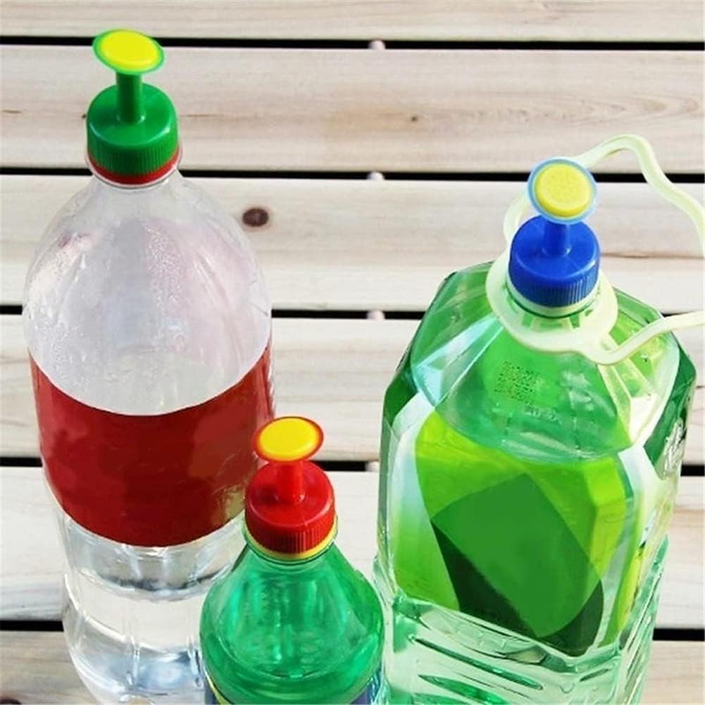 3 unids botella portátil superior rociador jardín planta riego accesorio rociador cabeza botella de refresco lata de agua Top Waterers equipo de