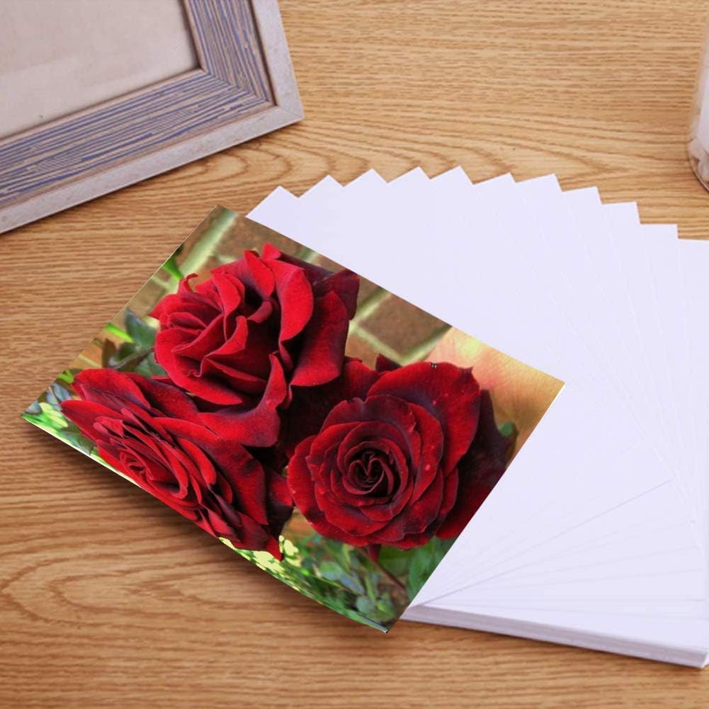 Schliersee Papel fotográfico brillante 100 hojas de 5 x 7 pulgadas, 7.05 ozm