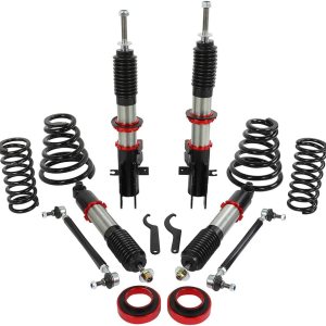 SCITOO Amortiguador ajustable Suspensiones Coilover Kits de puntales de choque Asamblea Amortiguadores puntales aptos para Chevrolet para Camaro SCITOO Amortiguador ajustable Suspensiones Coilover Kits de puntales de choque Asamblea Amortiguadores puntales aptos para Chevrolet para Camaro