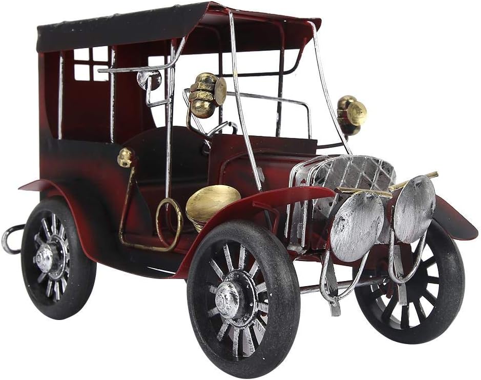 Sheens Modelo de coche antiguo vintage, juguete coleccionable de metal en miniatura, juguete de vehículo coleccionable para el hogar, oficina,