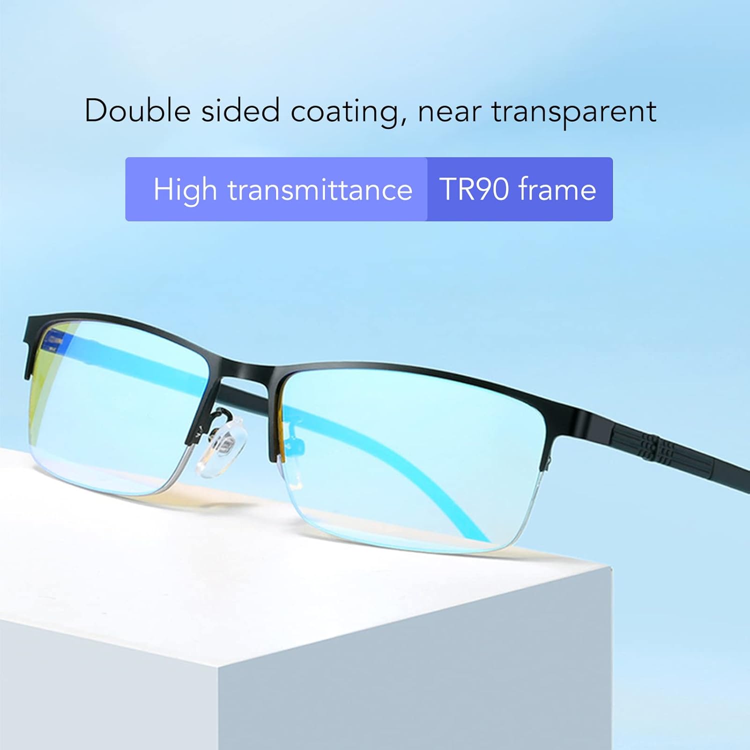 Lentes daltónicos con deficiencia de color, de alta transmisión, flexibles y duraderos, adecuados para diversas formas de cara para hombres y mujeres
