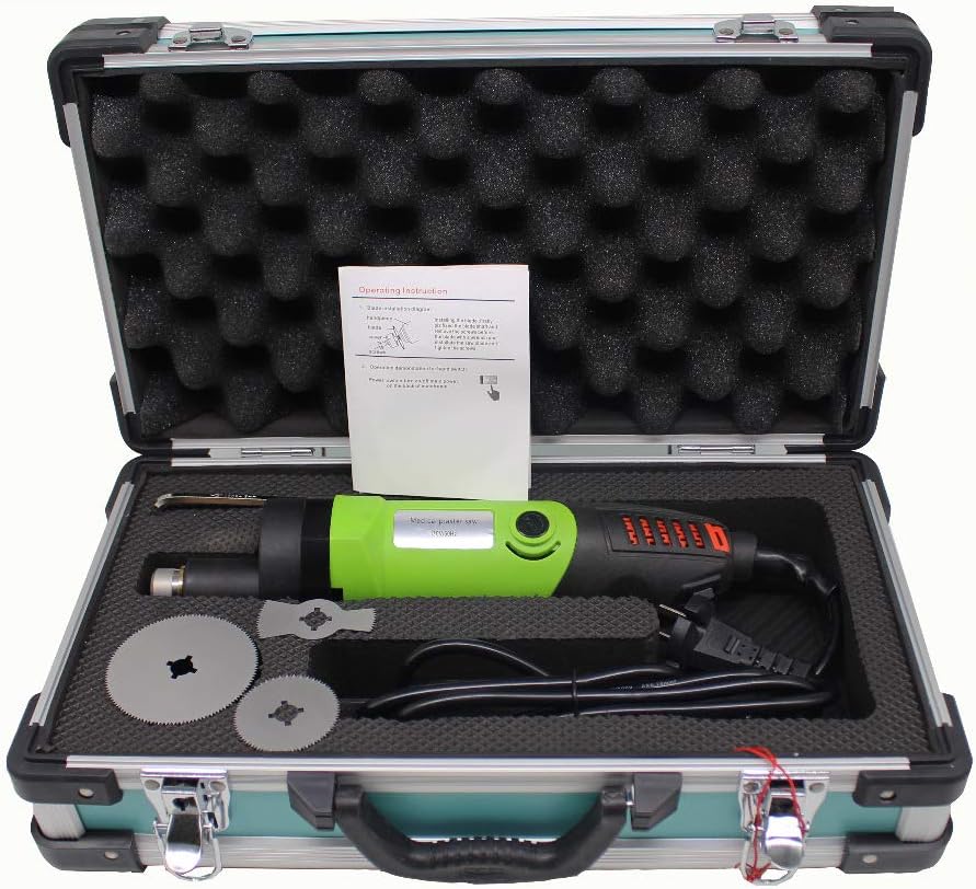 Sierra de yeso eléctrica médica, cortador de fundición, medicina ortopédica deportiva, 110 V, 12500 rmin (juego de sierra de yeso)