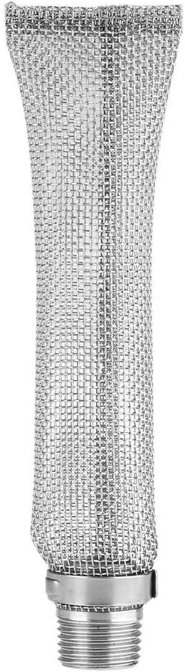 Fdit Filtro de malla de acero inoxidable de grado 304 de 12 pulgadas6 pulgadas, herramienta de filtro de cerveza Brew Hop para hervidor de agua o