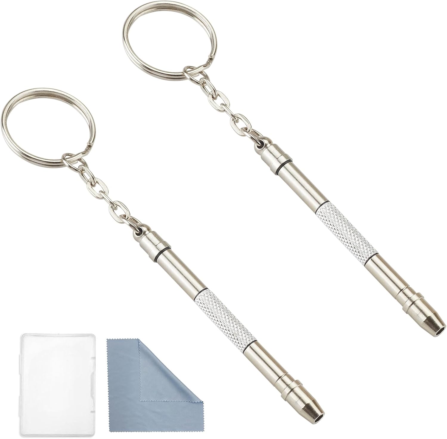 Kit de reparación de lentes con precisión 5 en 1, mini destornilladores, llavero para lentes, lentes de sol, joyas, relojes, electrónica, juguete,