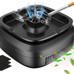 Cenicero multifuncional sin humo, regalos para hombres, ideas de regalo para el día del padre, cenicero sin humo para interiores y exteriores, Cenicero multifuncional sin humo, regalos para hombres, ideas de regalo para el día del padre, cenicero sin humo para interiores y exteriores,