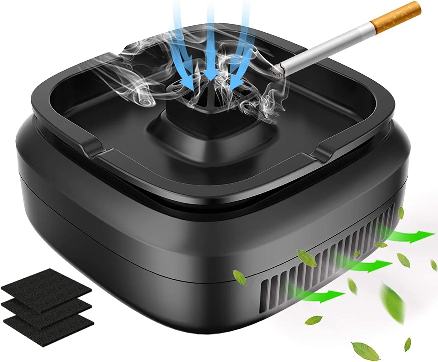 Cenicero multifuncional sin humo, regalos para hombres, ideas de regalo para el día del padre, cenicero sin humo para interiores y exteriores,
