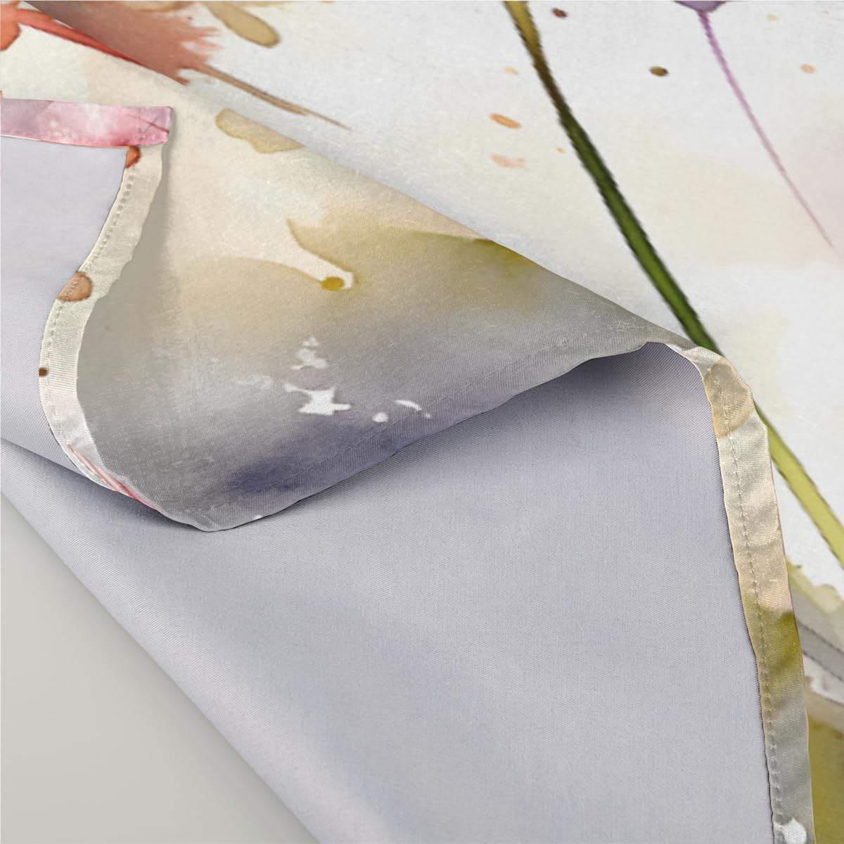 Cloth Napkins Set of 6 Abstract Dandelion 20×20 Inch Cloth Napkins Flower Painted Washable Reusable Kitchen Dinner Napkins Table Decor for Wedding,