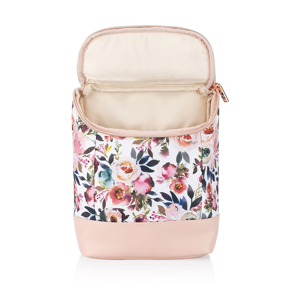 Itzy Ritzy Bolsa aislada para botellas, mantiene las botellas calientes o frescas, capacidad para 3 botellas y cuenta con bolsillo interior para