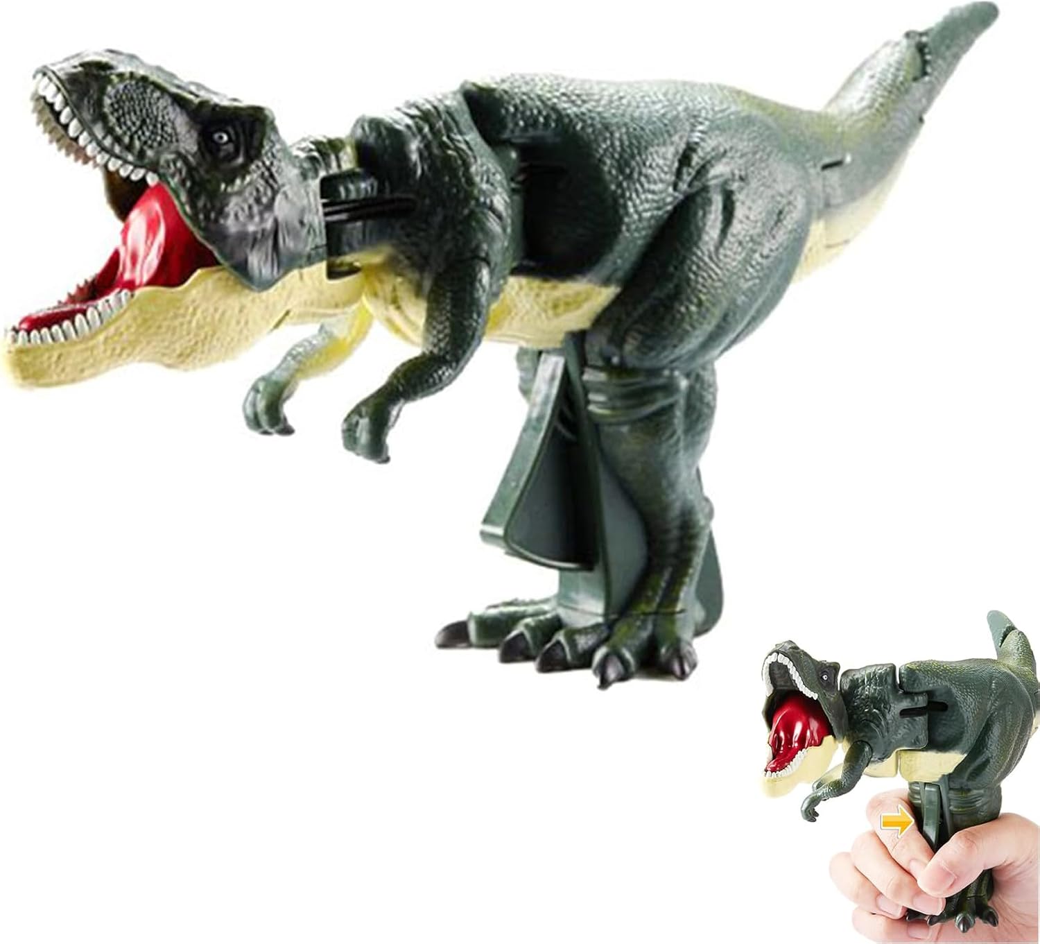 Trigger The T-Rex, juguete de dinosaurios, juguetes de dinosaurios con sonido de dianosaurio, juguetes de dinosaurio mordedor, juguete de agarre de