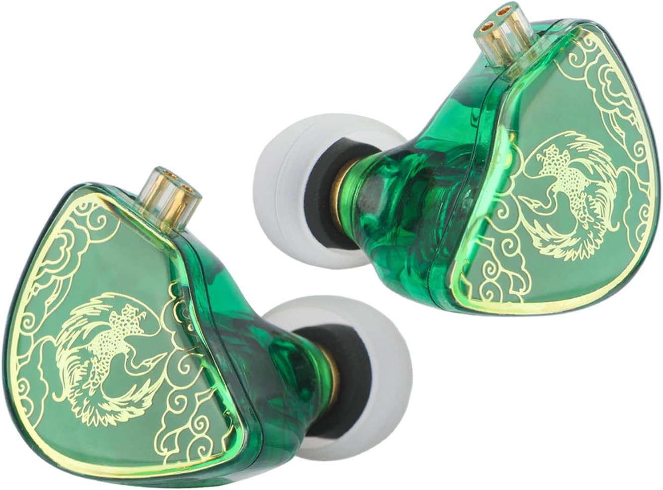 Linsoul TANGZU Wan’er S.G HiFi – Auriculares intrauditivos de diafragma de PET con forma ergonómica, cable trenzado OFC desmontable de 2 pines para