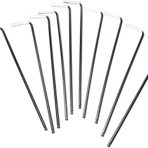 ZDingTech Juego de 10 llaves Allen de extremo de bola de 564, juego de llaves hexagonales de 564 pulgadas, llave de puerta Allen en forma de L con ZDingTech Juego de 10 llaves Allen de extremo de bola de 564, juego de llaves hexagonales de 564 pulgadas, llave de puerta Allen en forma de L con