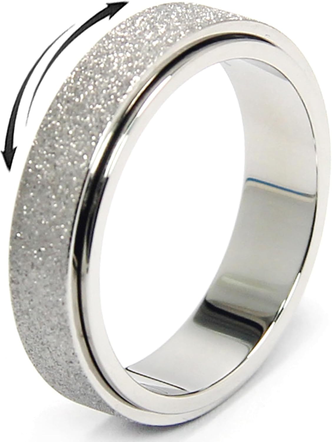 Anillo giratorio para la ansiedad para mujeres, anillos para ansiedad, anillos para ansiedad, juguetes para aliviar la ansiedad, juguetes para