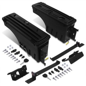 AJP Distributors Caja de herramientas de almacenamiento de 2 piezas para caja de herramientas de almacenamiento, juego de casos de oscilación con AJP Distributors Caja de herramientas de almacenamiento de 2 piezas para caja de herramientas de almacenamiento, juego de casos de oscilación con