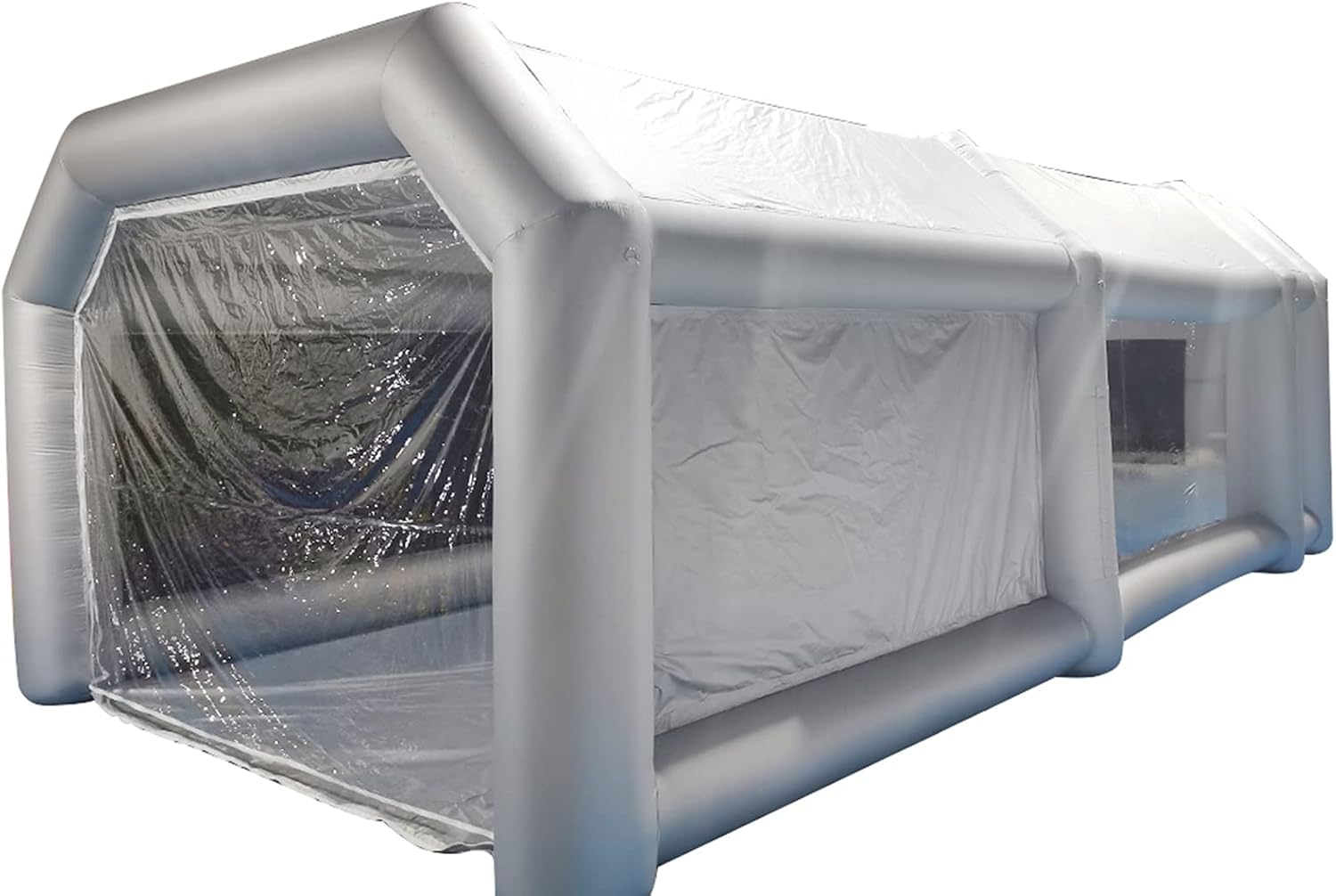 Cabina de pulverización inflable de 20 x 10 x 8 pies, cabina de pintura en aerosol inflable con sistema de filtro de aire para autos, pintura,
