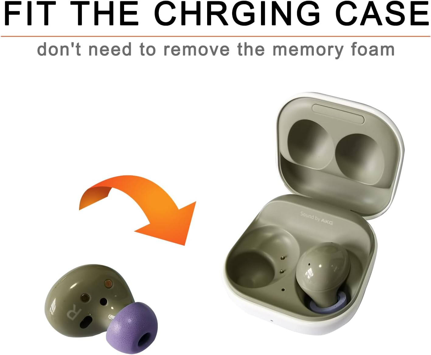 Almohadillas de espuma viscoelástica para Samsung Galaxy Buds+Galaxy Buds 2, puntas de repuesto para auriculares Galaxy Buds Plus, funda para