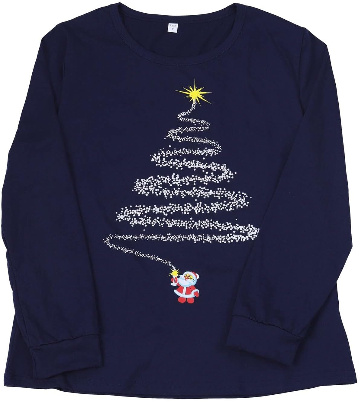 Pijamas de Navidad a juego para la familia, conjuntos de pijamas de alce, Papá Noel, árbol de Navidad, lindo y divertido juego de pijamas de Navidad