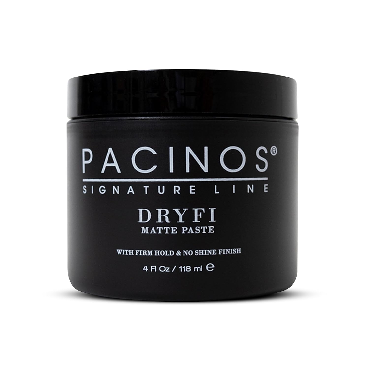 Pacinos DRYFI Pasta mate sin brillo, producto para el cabello de hombre de sujeción media a firme, ligero, ideal para todo tipo de cabello, crea