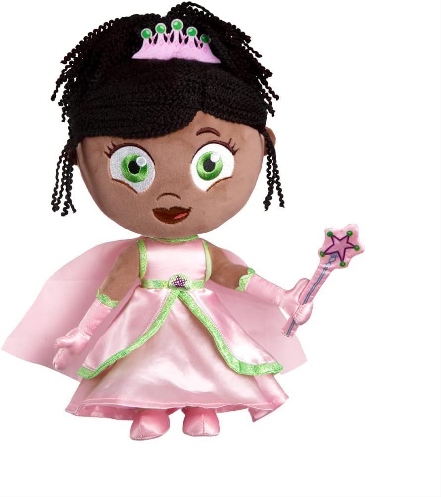 Mighty Mojo Super Why Plush – Super Why Princess Presto – Muñeca de peluche de 10 pulgadas – Juguete educativo oficial de PBS para niños