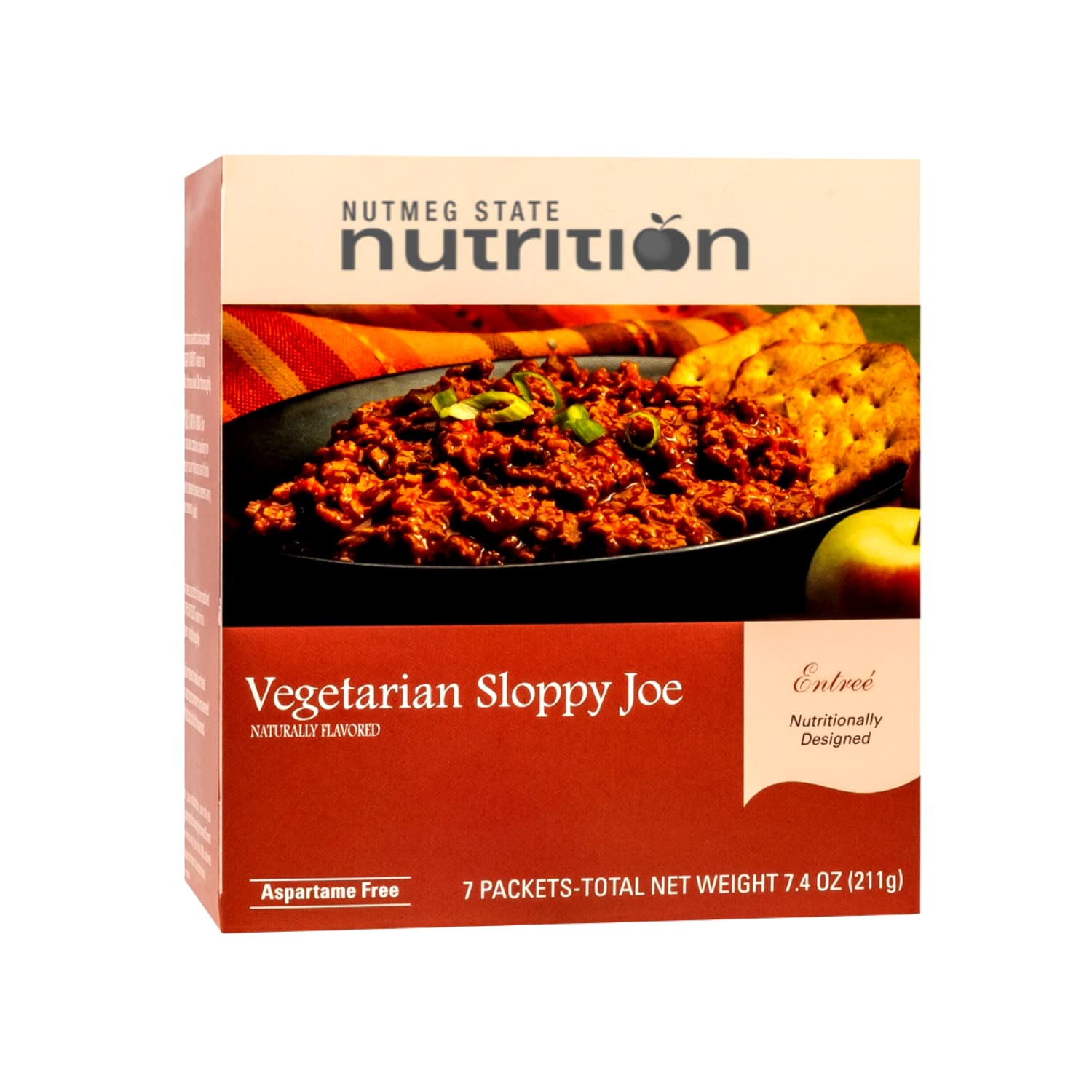 Nutmeg State Nutrition Mezcla vegetariana descuidado Joe alta en proteínas, baja en calorías, baja en carbohidratos, apta para dieta bariátrica,