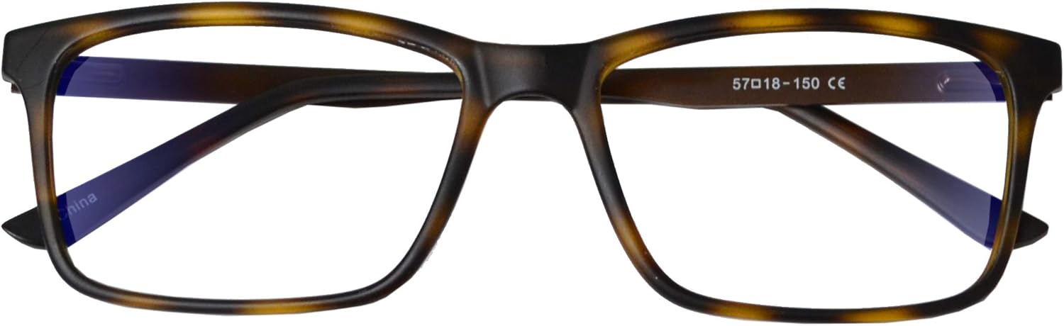 Fashion Eyelinks Gafas con bloqueo de luz azul, marco óptico Rx-able TR90, bisagra de resorte, juegos de computadora para hombres y mujeres