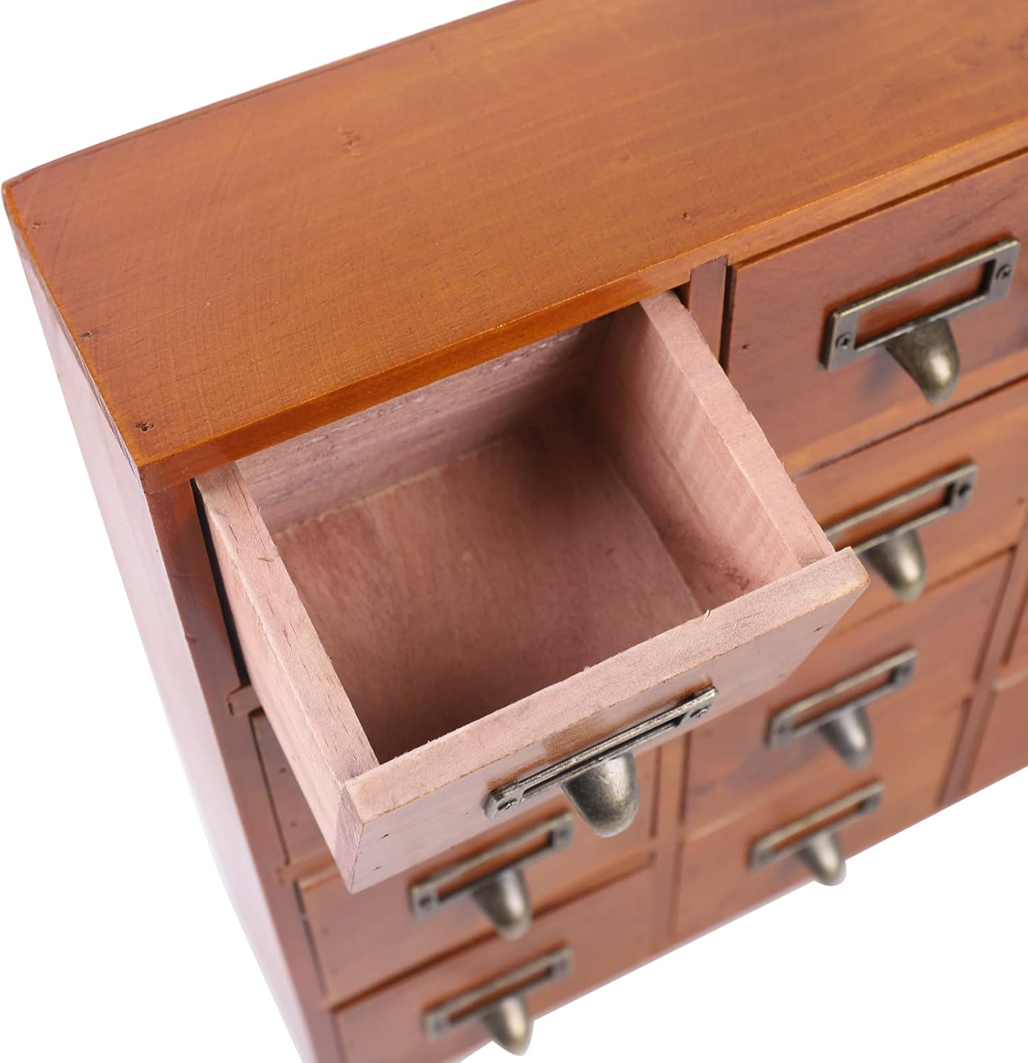 Organizador de cajones de escritorio de madera, caja de almacenamiento de hierbas, organización y almacenamiento de escritorio de oficina en casa,
