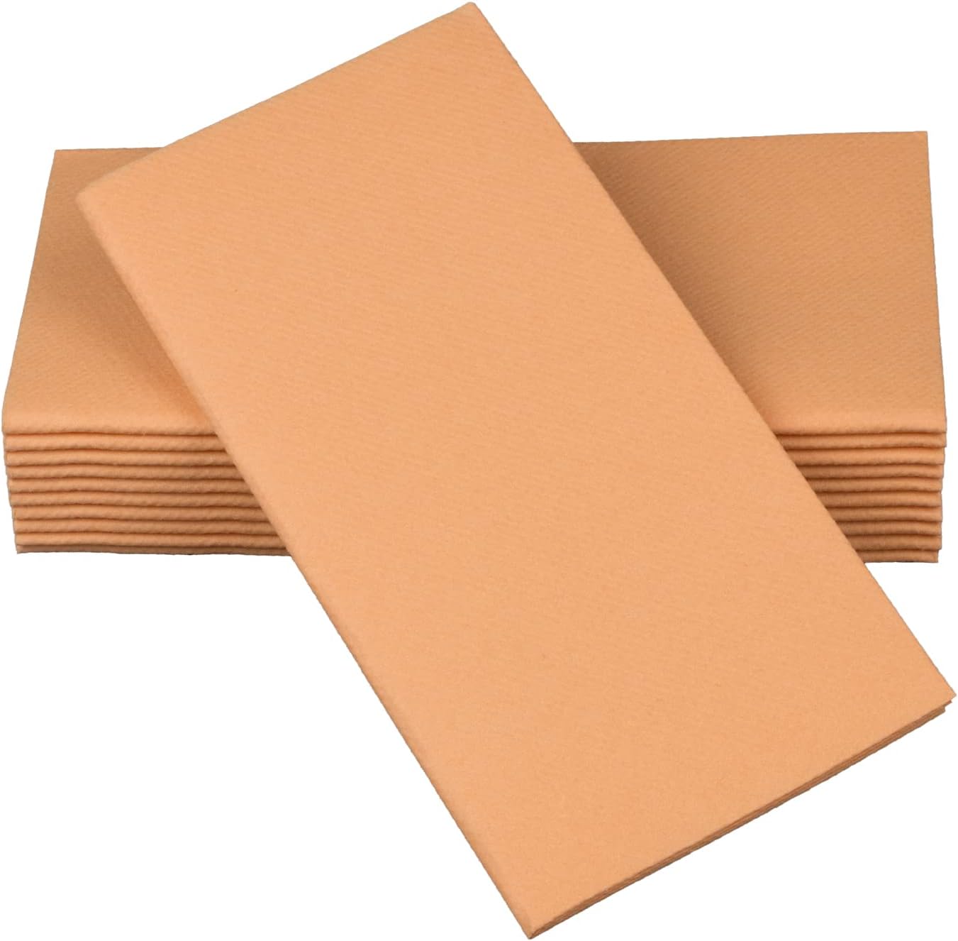 SimuLinen Servilletas de cena de albaricoquemelocotón desechables y decorativas – Servilletas de cena con tacto de lino, similar a la tela y KOSHER