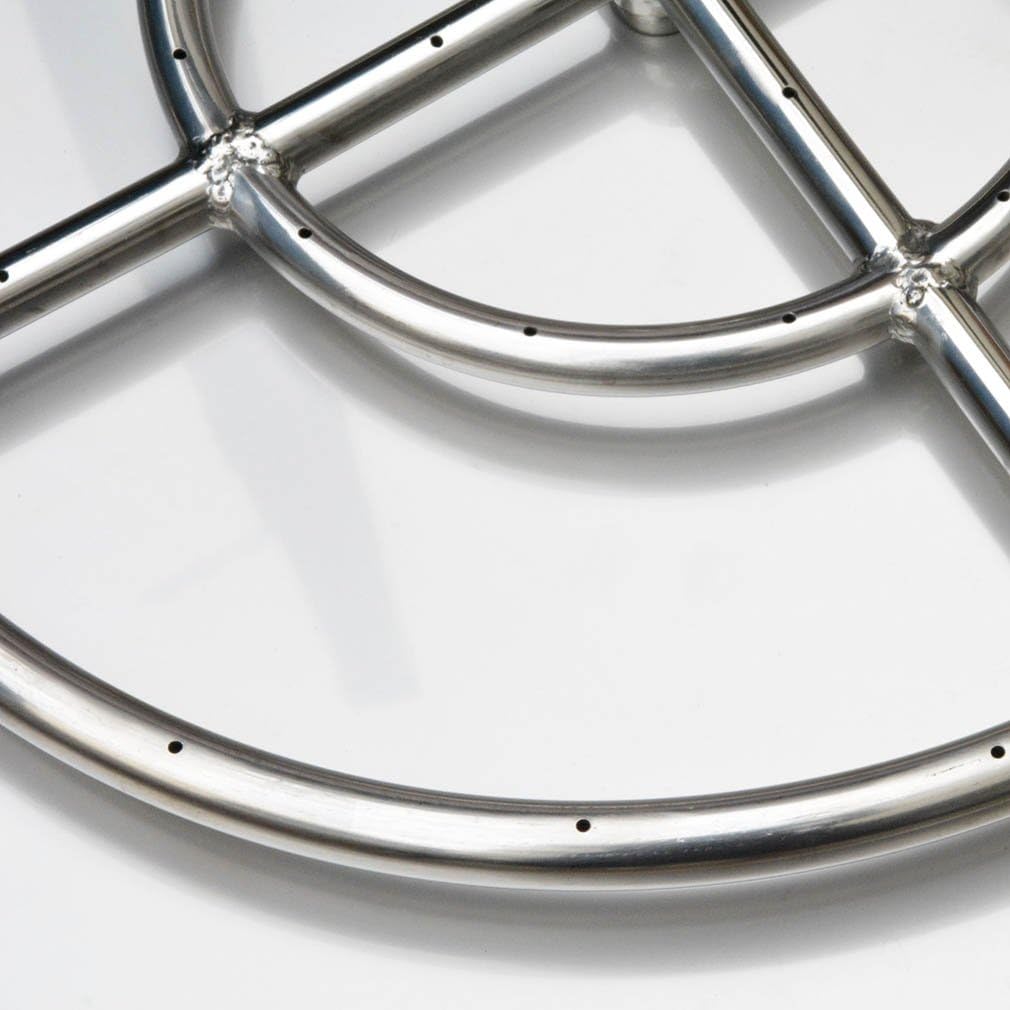Quemador Stanbroil de acero inoxidable con contenedor