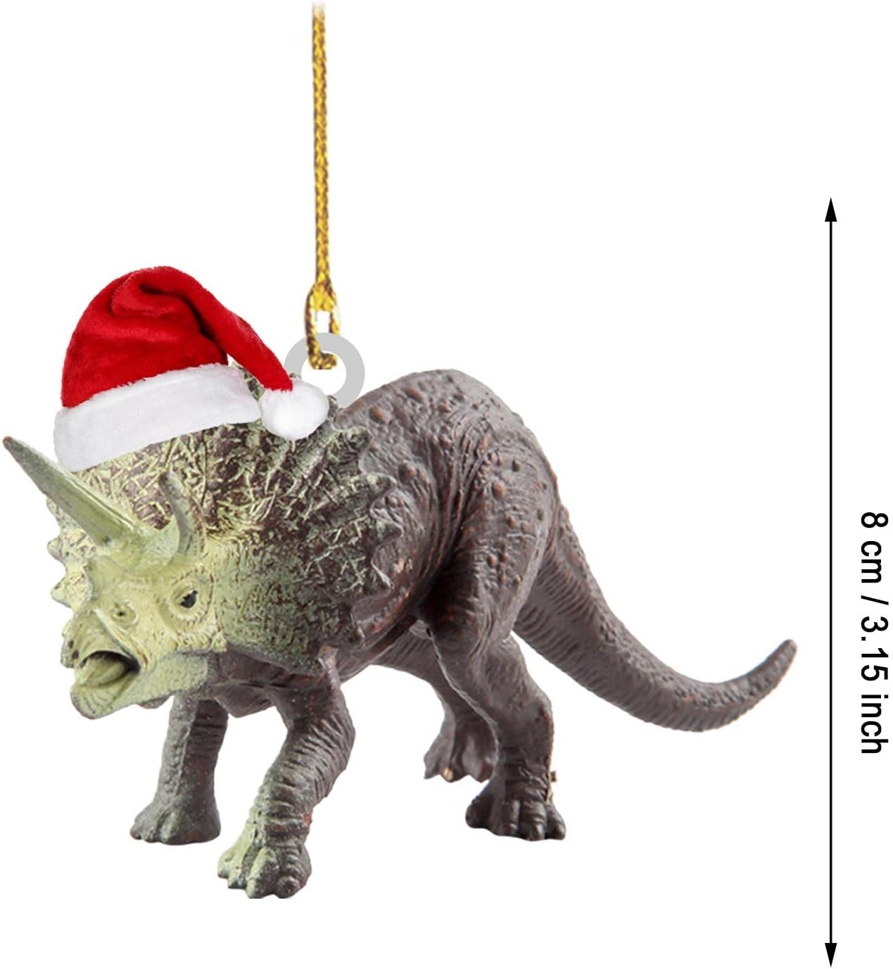 Adornos colgantes de madera de Navidad, 1 paquete de adornos colgantes planos para automóvil, adorno de automóvil enano, regalo de estatua de