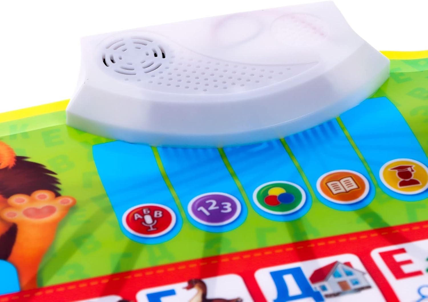 Póster del alfabeto inglés ruso – Juguetes rusos – Azbuka ruso – Aprender a hablar ruso ABC – Letras cirílicas – Aprender inglés para niños