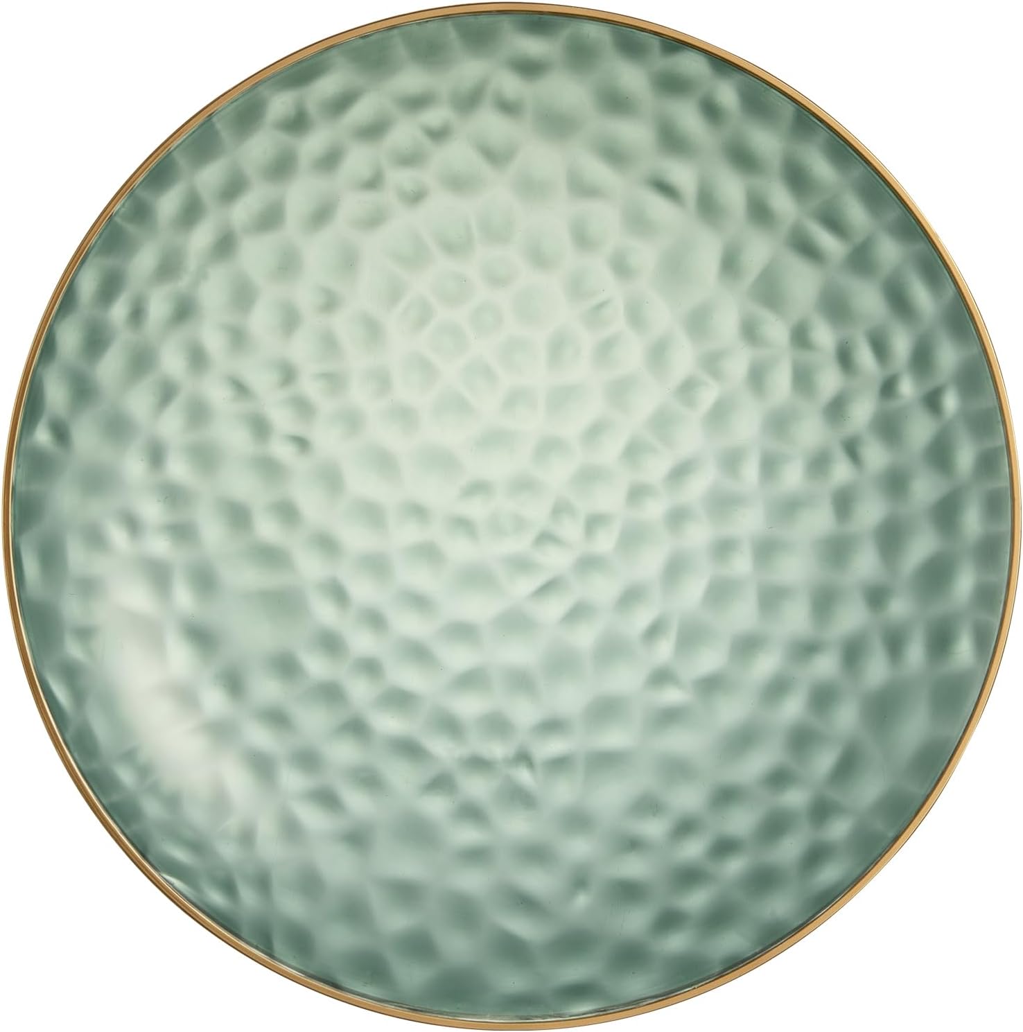 PLASTICPRO Paquete de 30 platos de plástico martillado, platos de plástico desechables pesados, elegantes platos de fiesta con borde martillado