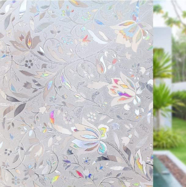 Película de privacidad para ventana, bloqueo solar, etiqueta extraíble para ventana, película decorativa de vidrio, calcomanías de ventana de