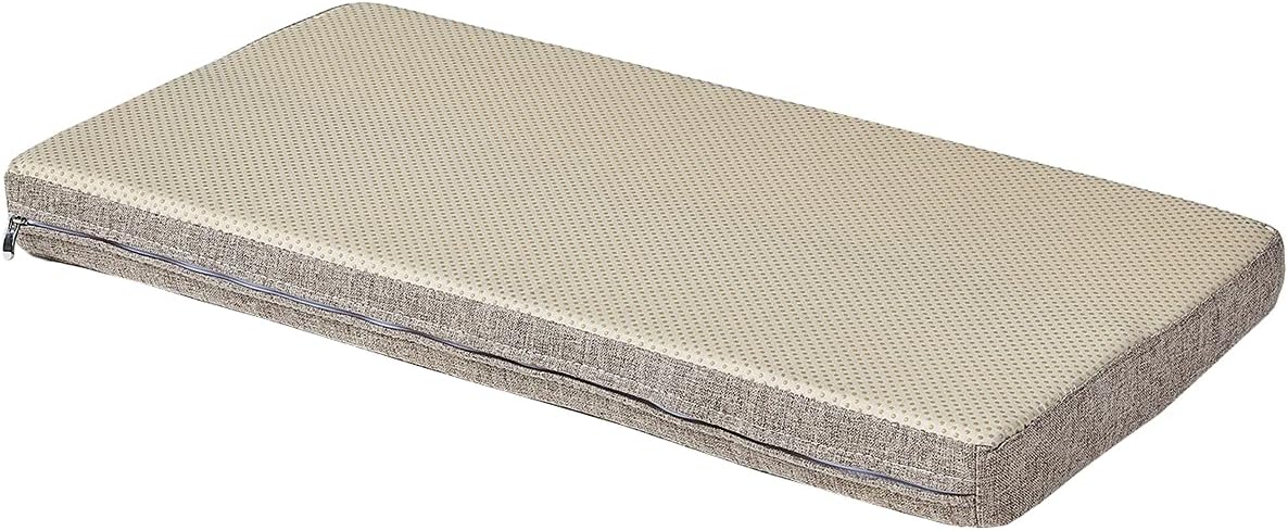 Cojín de espuma viscoelástica para asiento de banco, respaldo de goma antideslizante, cojín para columpio de interior, 36 x 16 pulgadas