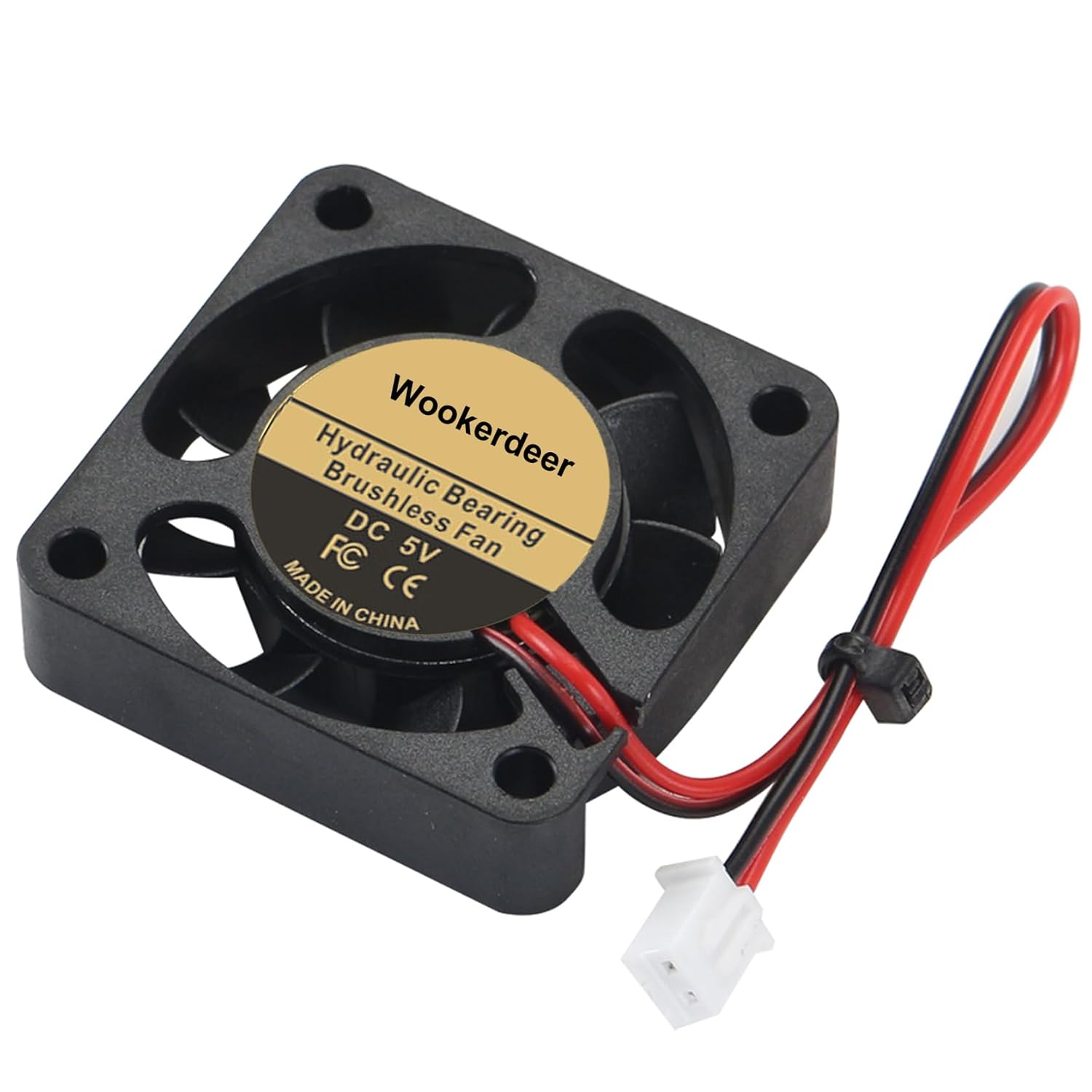 Paquete de 8 ventiladores de enfriamiento 4010 DC 5V adecuados para rodamientos hidráulicos enfriador sin escobillas 2PIN 1.575 in ventilador de