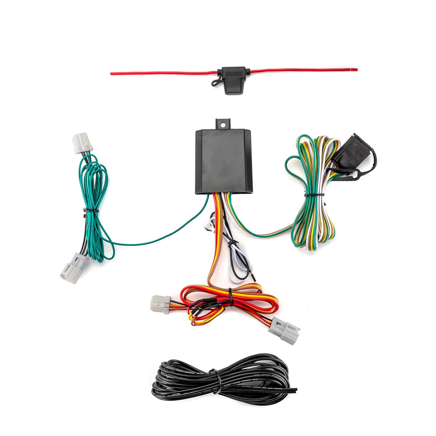 WeiSen Arnés de cableado de remolque personalizado de 4 pines compatible con Nissan Rogue 2008-2020, Infiniti G25, G35, G37, Q60 2007-2015, kit de