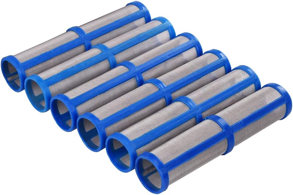 Filtro pulverizador de pintura sin aire para Graco 390,395,490,495,595 Filtro colector 246384 100 malla (6, 100 mallas)