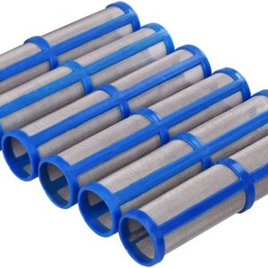 Filtro pulverizador de pintura sin aire para Graco 390,395,490,495,595 Filtro colector 246384 100 malla (6, 100 mallas) Filtro pulverizador de pintura sin aire para Graco 390,395,490,495,595 Filtro colector 246384 100 malla (6, 100 mallas)
