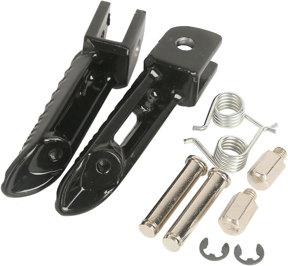SLMOTO Estriberas delanteras y traseras para Suzuki GSXR 600 750 2006-2018 GSXR1000 05-17