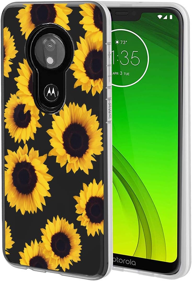 Funda para Moto G7 Power, Motorola Moto G7 Supra  G7 Optimo Maxx Linda, a prueba de golpes, transparente, suave, flexible, TPU delgada funda para