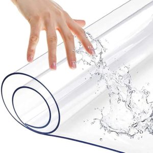 Protector de mesa transparente de 0.118 in, mantel de plástico transparente fuerte, protector de mesa transparente, mantel transparente anticalor, Protector de mesa transparente de 0.118 in, mantel de plástico transparente fuerte, protector de mesa transparente, mantel transparente anticalor,
