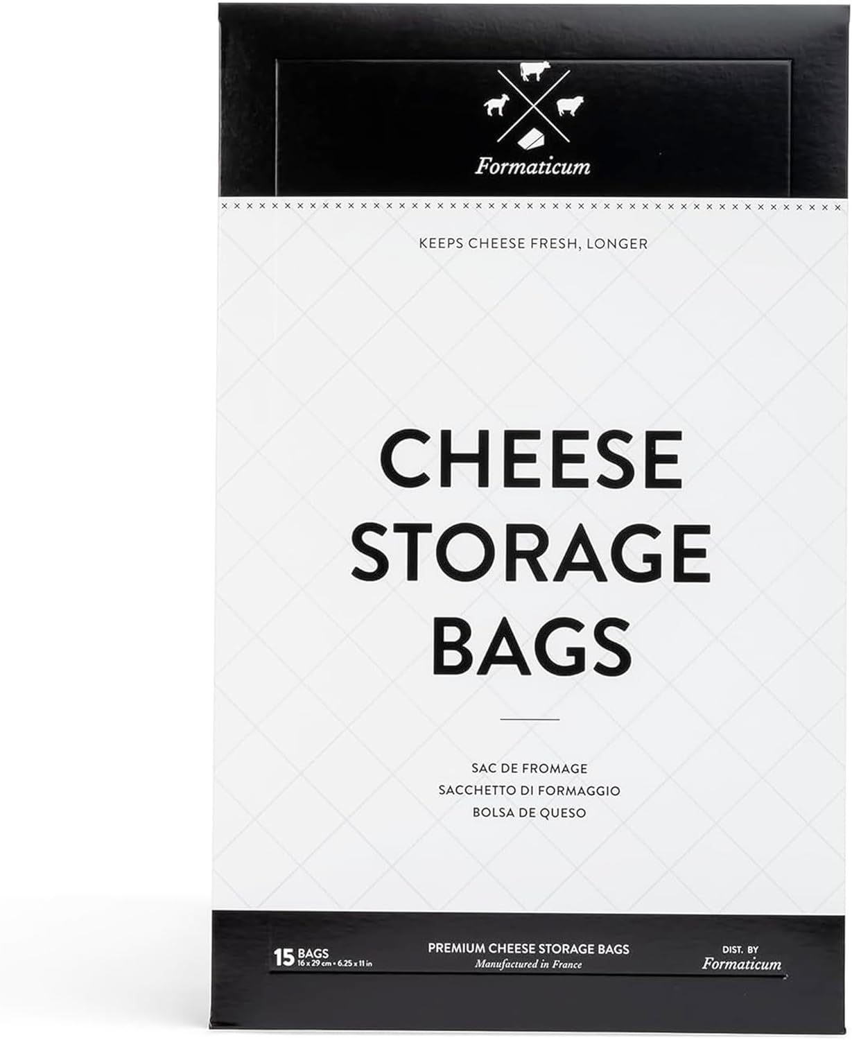 Formaticum – Bolsas de almacenamiento para queso, mantener la charcutería fresca, bolsas de papel de cera