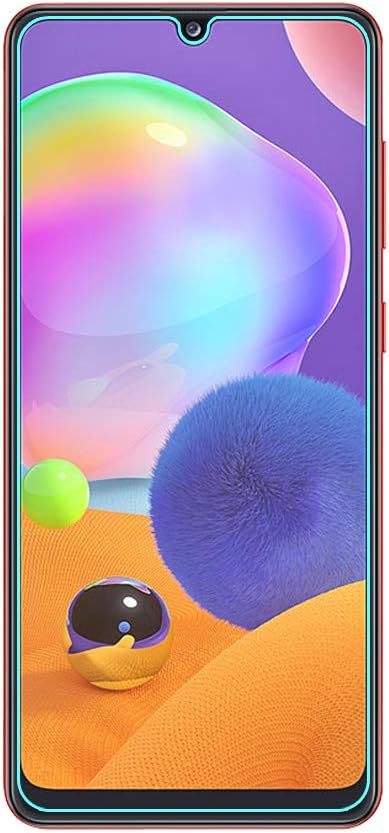 Mr.Shield Paquete de 3 Diseñado para Samsung Galaxy A31 vidrio templado Vidrio japonés con dureza 9H Protector de pantalla con reemplazo de por vida