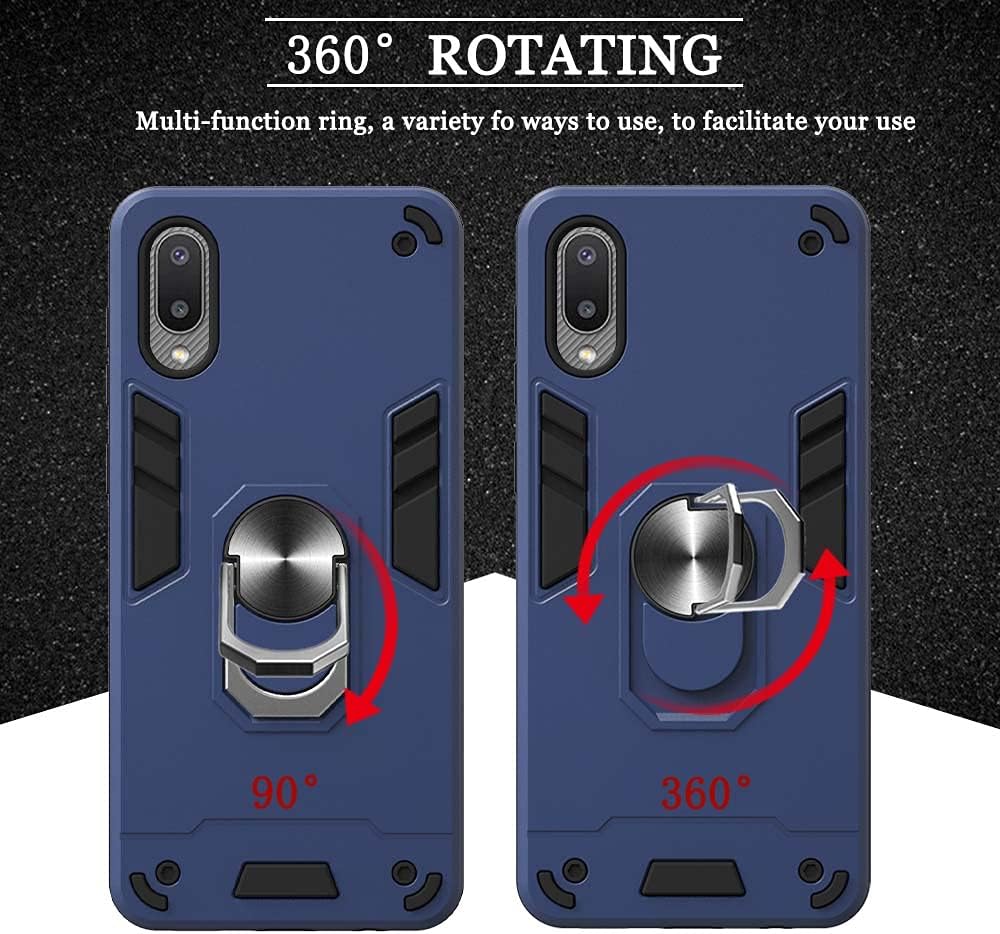 Funda compatible con Xiaomi Poco M5s 4G, anillo integrado con soporte magnético compatible con Redmi Note 10 4G  Note 10S 4G  Note 11 SE (India),