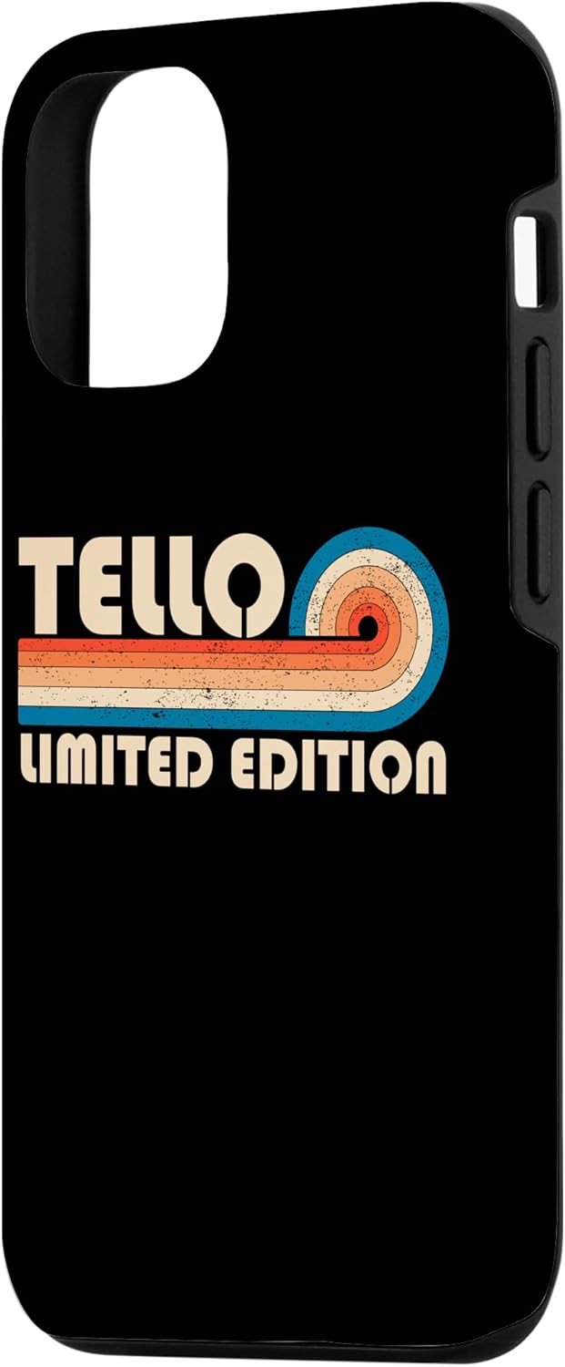 iPhone 13 TELLO Surname Retro Vintage 80s 90s Birthday Reunion Case
